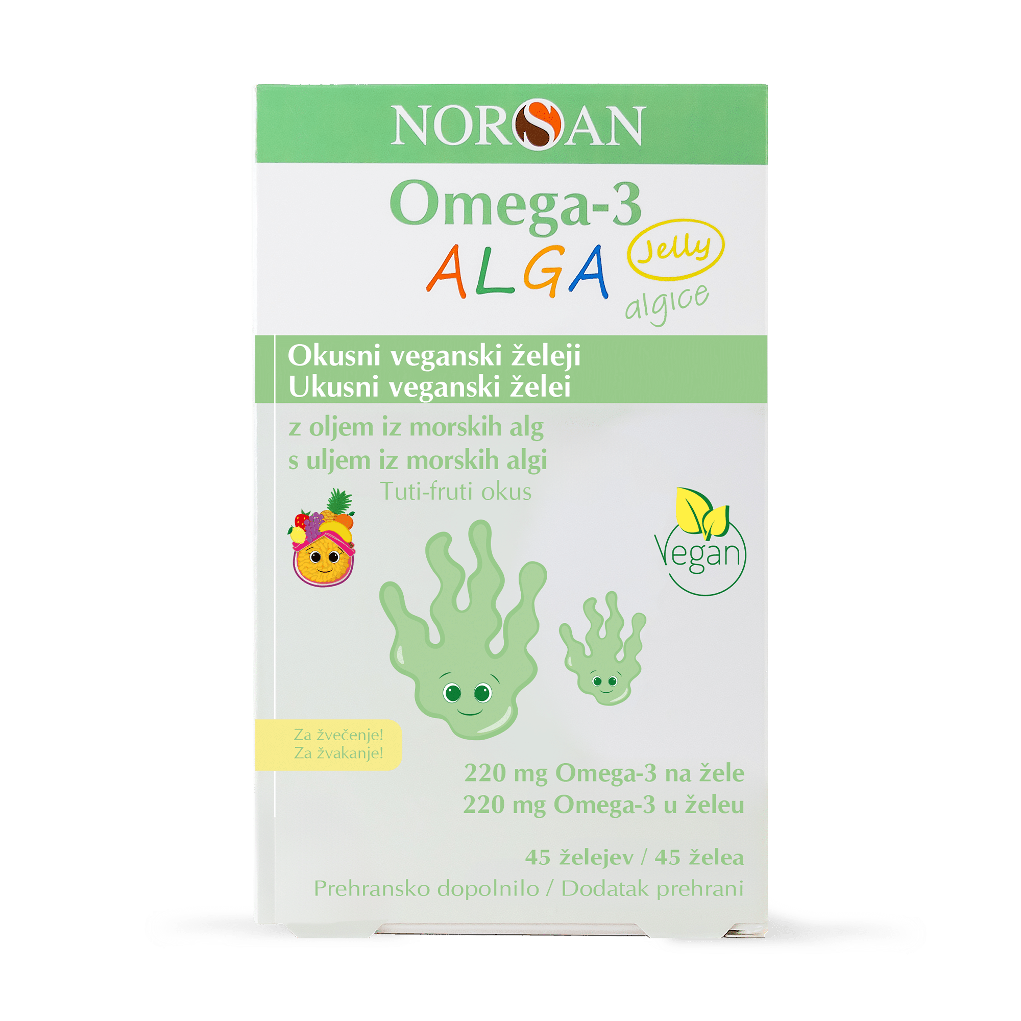 Norsan Omega-3 Alga želeji - algice